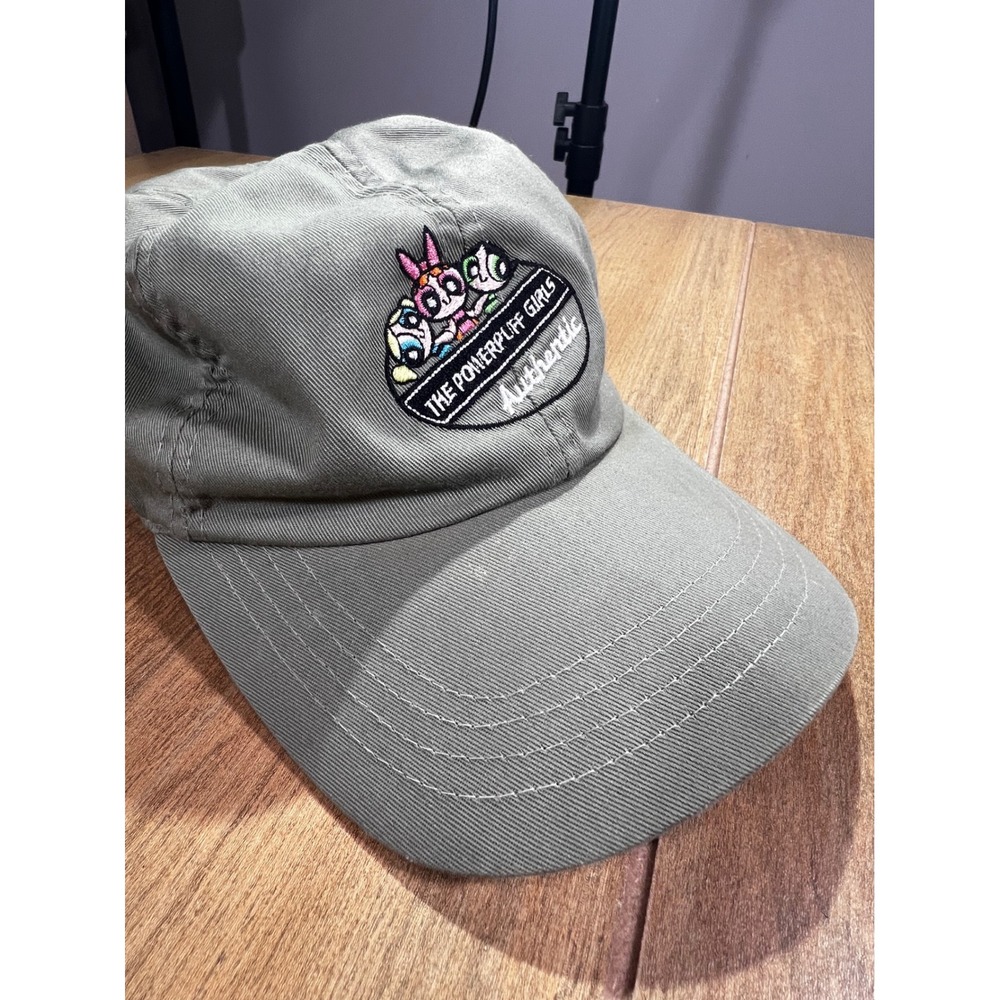 The Powerpuff Girls Authentic Embroidered Baseball Cap Green Adjustable Strap